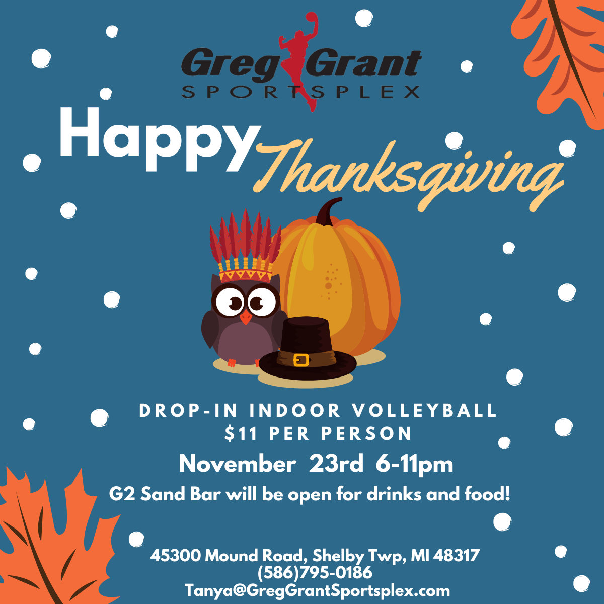 Volleyball Events Greg Grant Sportsplex